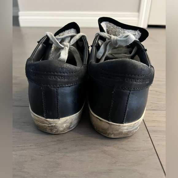 Golden Goose Black Superstar Sneakers - Picture 4 of 12